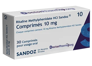 Ritaline Methylphenidate HCI Sandoz 10mg 30 Comprimes