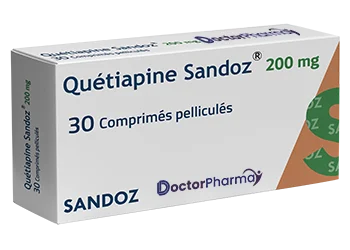 Quetiapine Sandoz 200 mg 30 comprimes- Doctorpharma.org