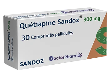 Quetiapine Sandoz 300 mg 30 comprimes- Doctorpharma.org